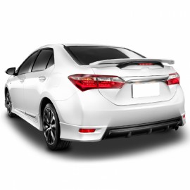 Toyota corolla (2012-2016) Arka Tampon Flap + Difüzör (Plastik)